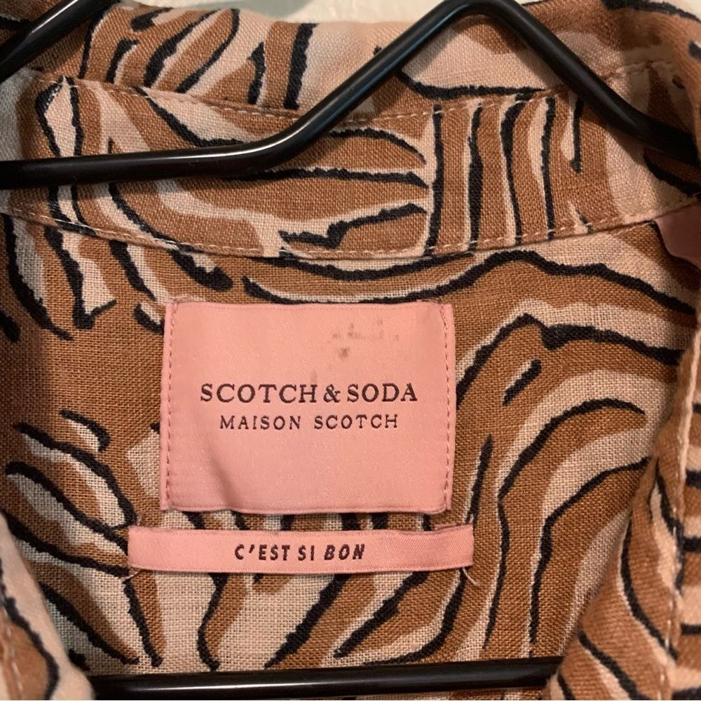 Scotch & Soda Zebra Print Button Down Shirt - image 3